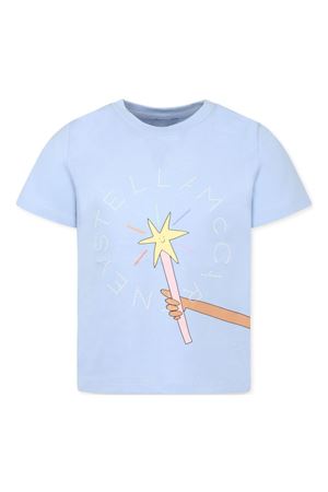 T-shirt con stampa stile illustrazione STELLA McCARTNEY KIDS | TW8A01Z0434652